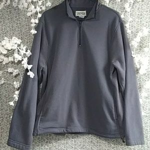 EUC Half-Zip Sweatshirt Merrill & Forbes Pullover Grey